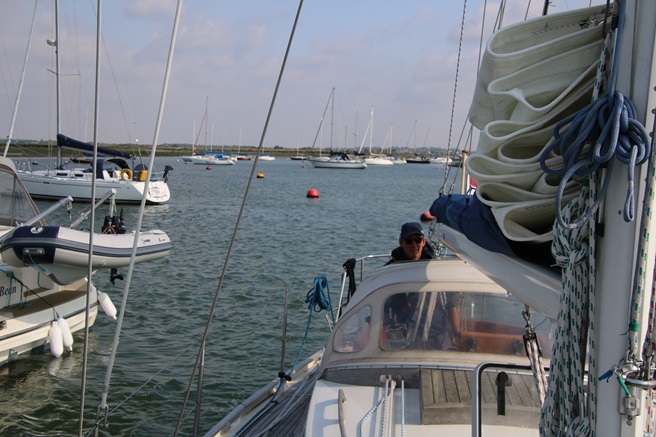 Tussen de moorings door